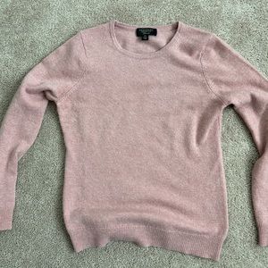 Pink Cashmere Sweater petite small
